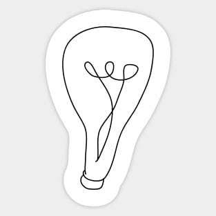 lightbulb Sticker